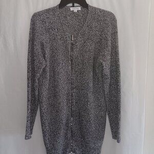 CALVIN KLEIN FULL ZIP CARDIGAN SWEATER